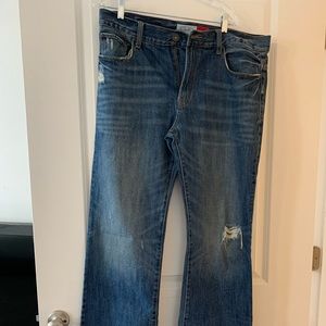 Aero slim boot cut men's jeans 36x34